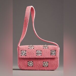 Anthropologie The Fiona Beaded Bag - Geometric Edition NWT